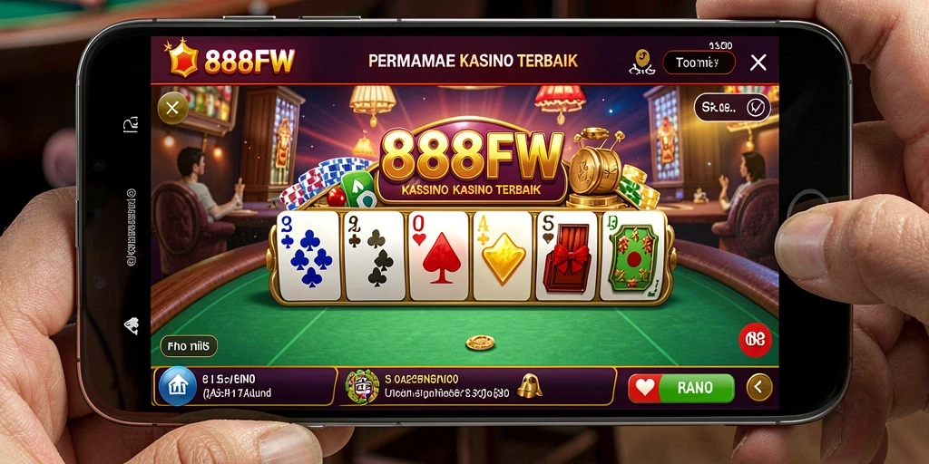 Tampilan gameplay Kasino yang menarik dari 888FW.
