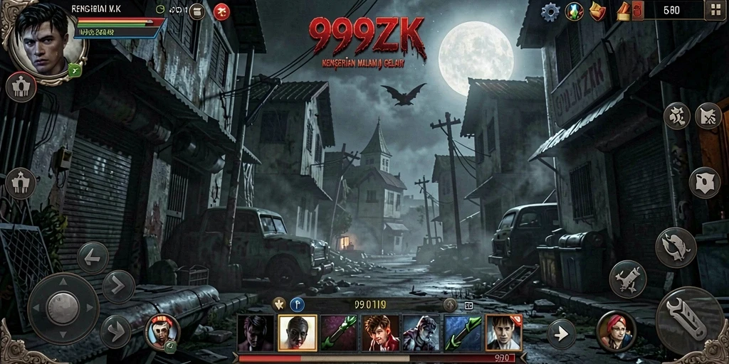 Screenshot gameplay 999ZK menampilkan pengalaman horor mendalam dan menegangkan.