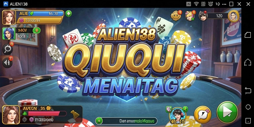 Tampilan gameplay seru di ALIEN138 dengan pengalaman QiuQiu.
