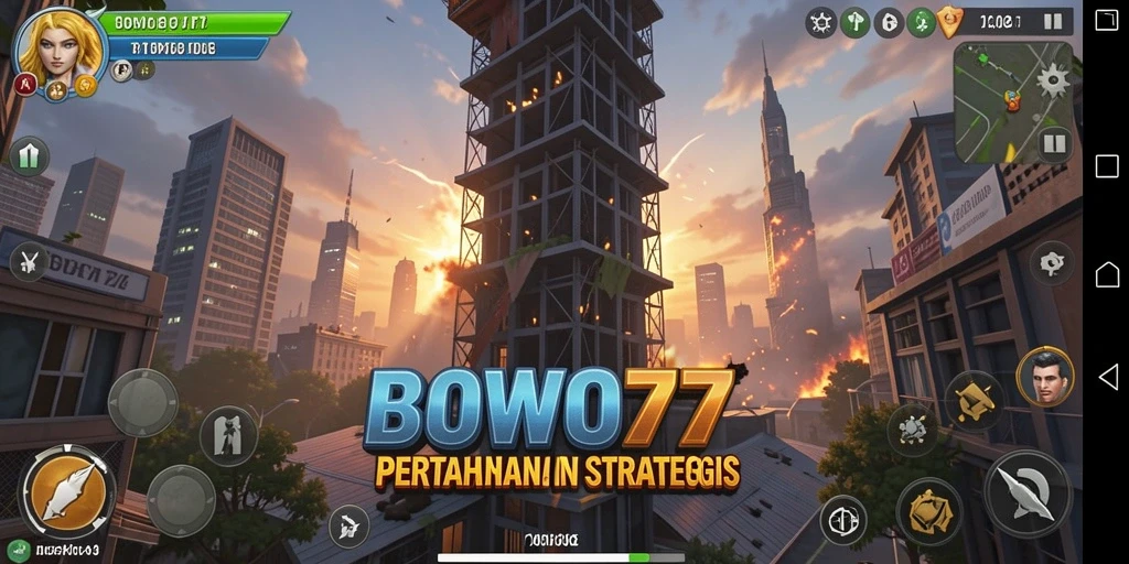Gameplay Tower Defense yang menegangkan dan strategis di BOWO77.