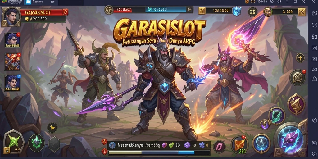 Tampilan seru gameplay GARASISLOT dalam aksi ARPG.