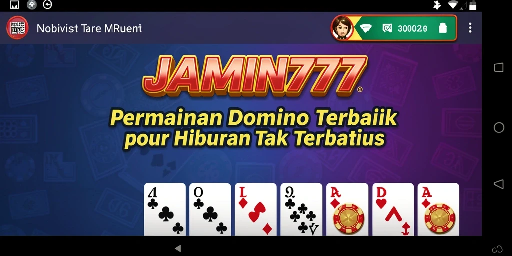 Tampilan gameplay seru dari JAMIN777 menyajikan Domino yang menghibur.