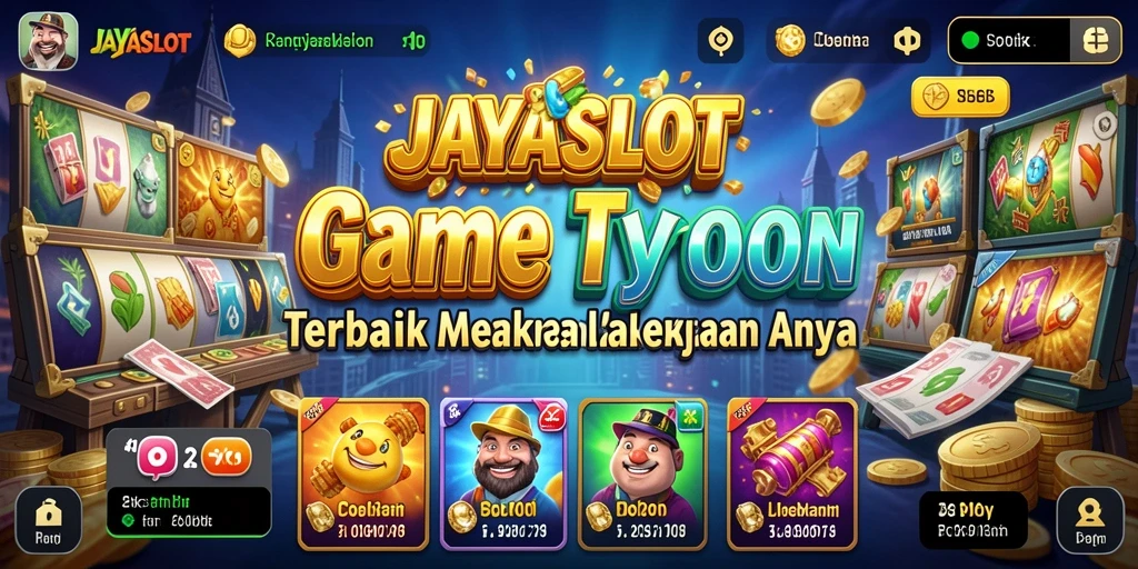 Tampilan utama gameplay JAYASLOT yang mengasyikkan dan penuh warna.