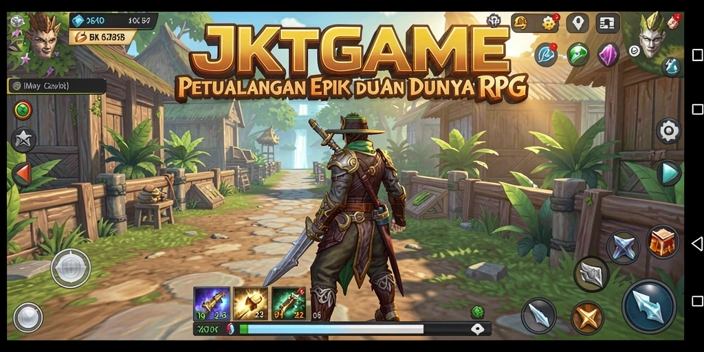 Tampilan menarik dari gameplay JKTGAME yang epik.