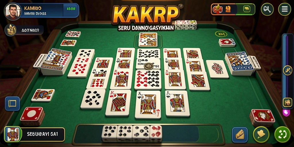 Tampilan gameplay seru dalam KAKRP dengan pemain bertanding.
