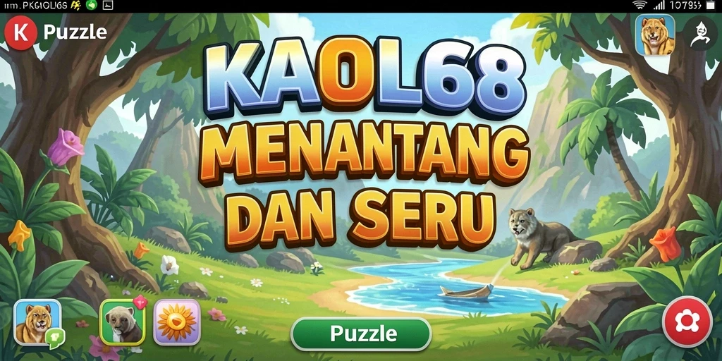 Tampilan gameplay KAOL68 yang menarik dan penuh warna.