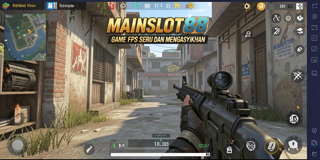 Tampilan mendebarkan dari gameplay MAINSLOT88 yang penuh aksi FPS.