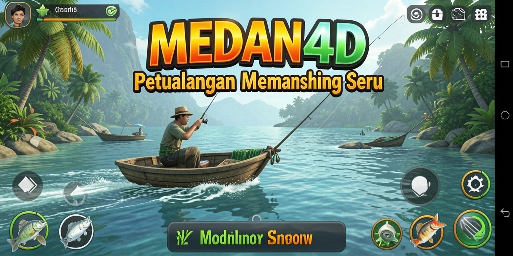 Gameplay seru saat memancing di MEDAN4D.