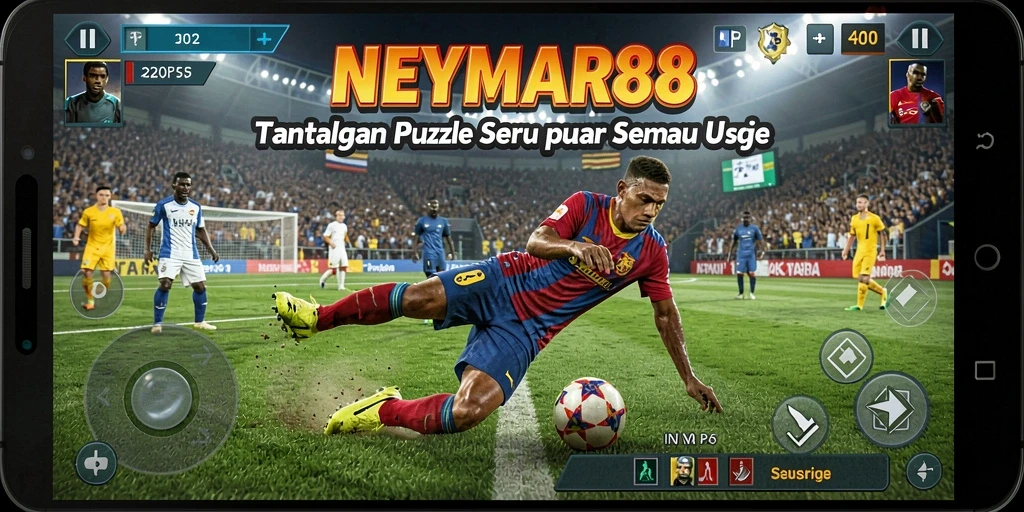 Tampilan gameplay menarik dari NEYMAR88 dengan berbagai puzzle yang menantang.