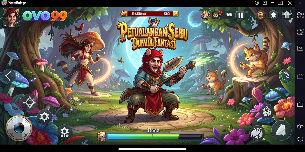 Tampilan gameplay OVO99 yang menegangkan dan penuh petualangan.