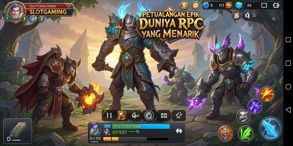 Tampilan gameplay RPG yang mendebarkan di SLOTGAMING.