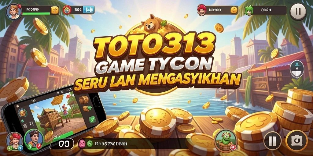 Tampilan gameplay TOTO313 yang menarik dan inovatif dalam kategori Tycoon.