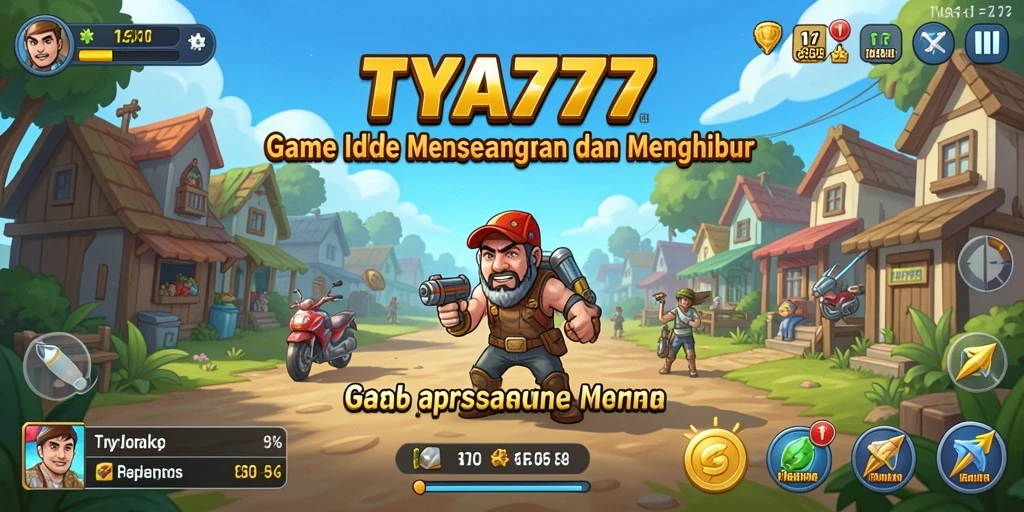 Screenshot gameplay TYA777 menampilkan momen seru dalam permainan Idle.