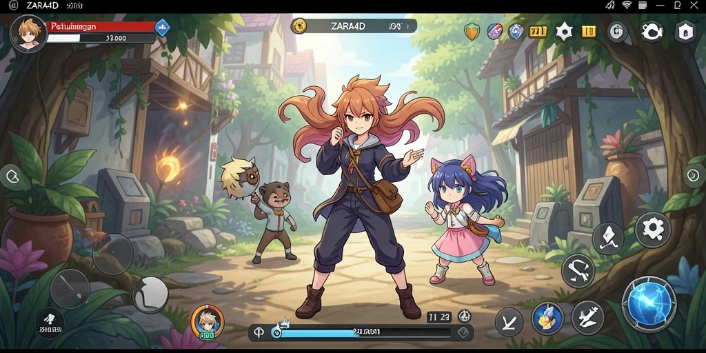 Tampilan gameplay ZARA4D yang memukau dalam dunia Anime.